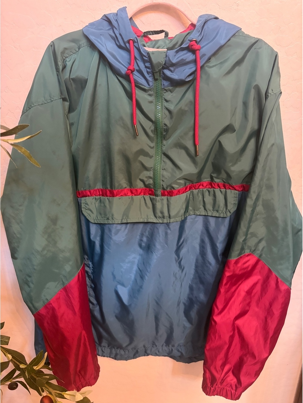 VSTR colorblock anorak windbreak outdoor jacket
